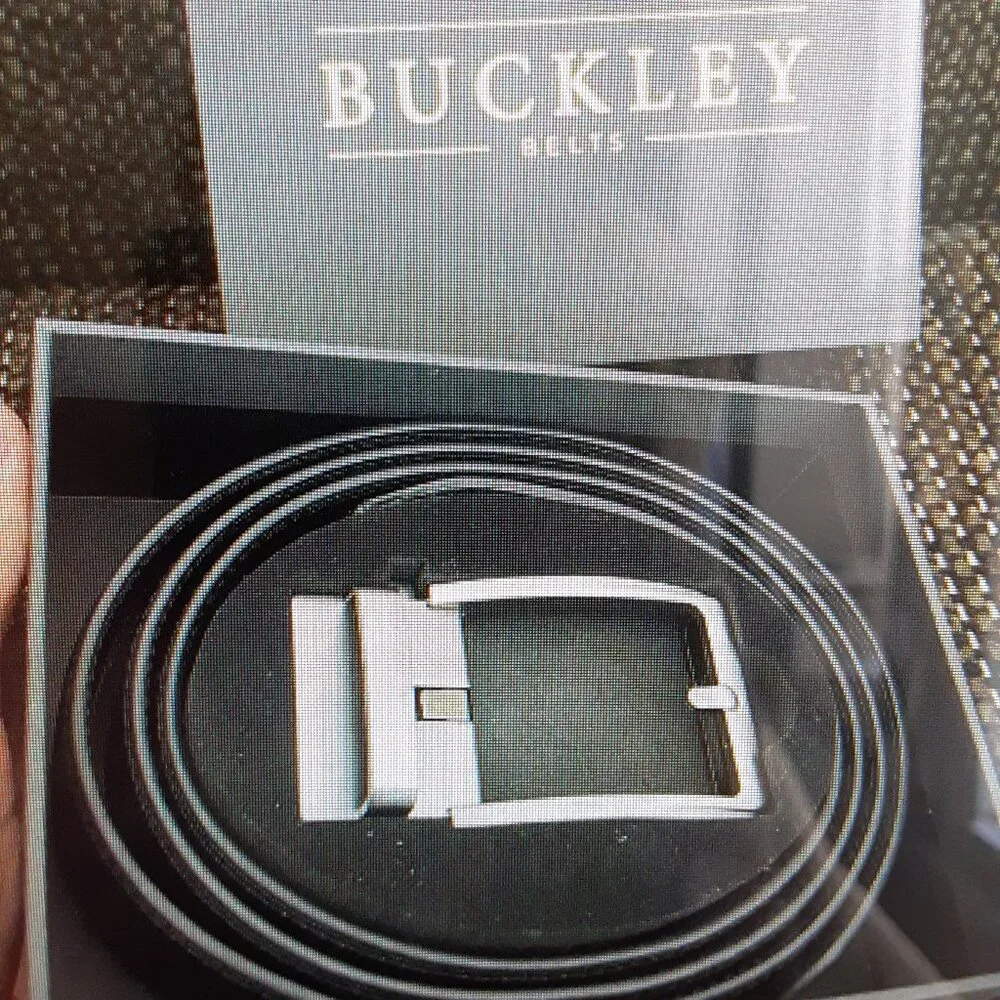 BUCKLEY Belt - mens' - brown leather - cut to size